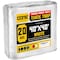 Core Tarps Heavy Duty Tarp, 40 ft L x 0.5 mm H x 40 ft W, 20 Mil, White, Polyethylene CT-704-40X40 - alternate 1